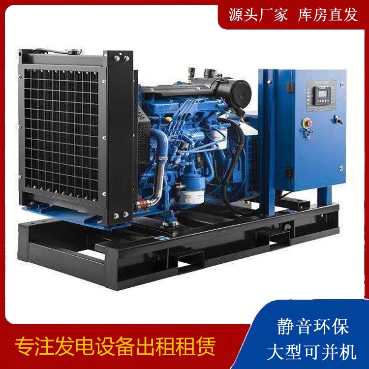 洛龙出租发电机 潍柴发电机一定要预防通风管道的堵塞和灰尘